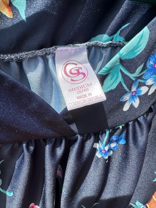 Source Unknown Other - Women’s Robe or Lounge Wear, Navy Floral, Medium